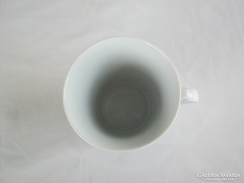Hollóházi porcelán kapucsínós kávés bögre