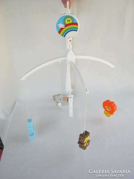 Musical rotating plastic toy