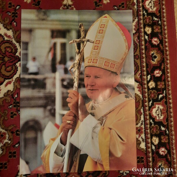 Large size ii. Picture of Pope John Paul /38.5 x 55 cm/