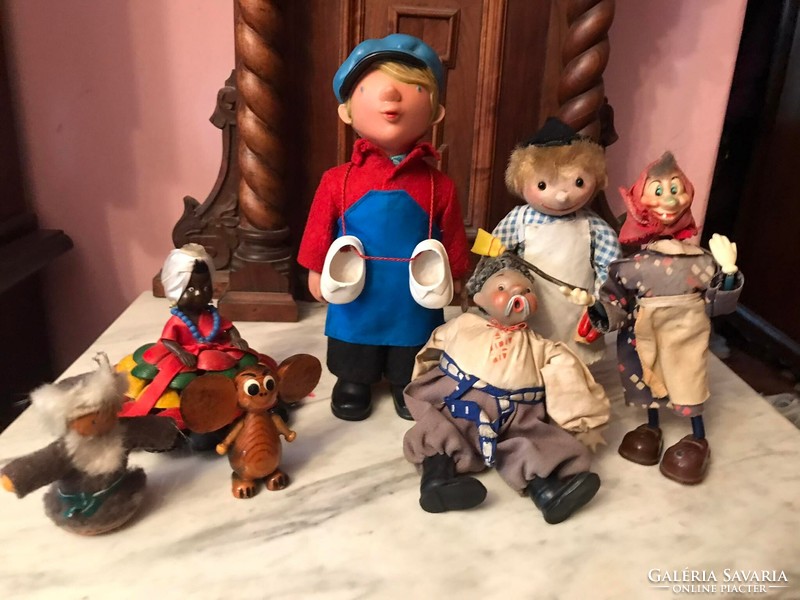 Old fairy-tale characters - toys 7 pcs