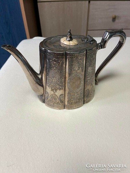 English silver plated teapot