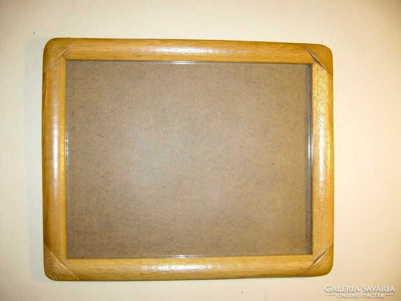 Retro design photo frame, wooden photo holder, glazed table-on-wall, good condition, also MPL parcel machine