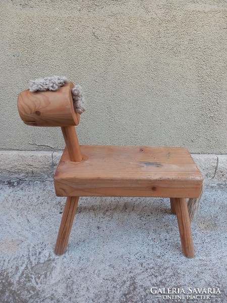 Wooden chair stoki stool old negotiable