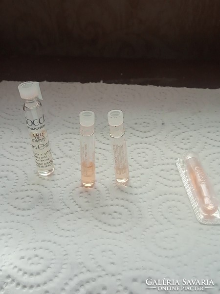 Four perfume samples