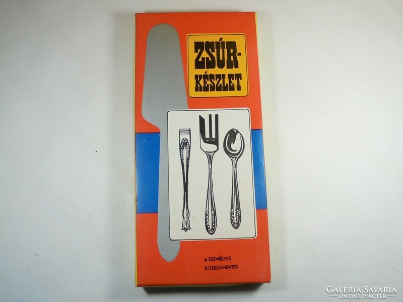 Retro cutlery party set paper box 