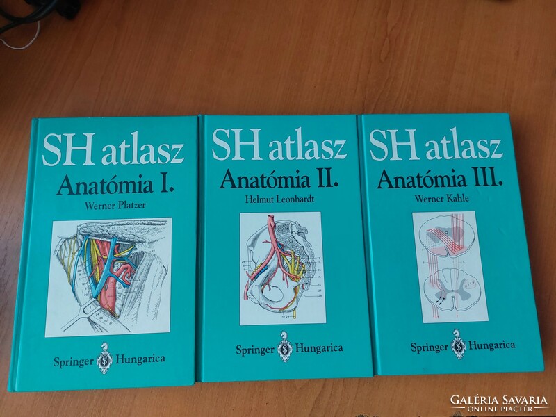 299.-Ft 07.31.-ig a posta! (Easybox) SH atlasz Anatómia I-III.  32000.-Ft.