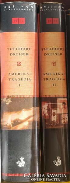 Dreiser Theodore:Amerikai tragédia I-II. 2900.-Ft