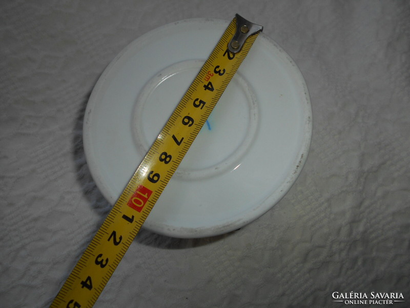 Fém szerelékkel porcelán doboz-bonbonier 11 cm-két kardos jelzéssel