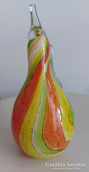 Murano glass ornament, pear