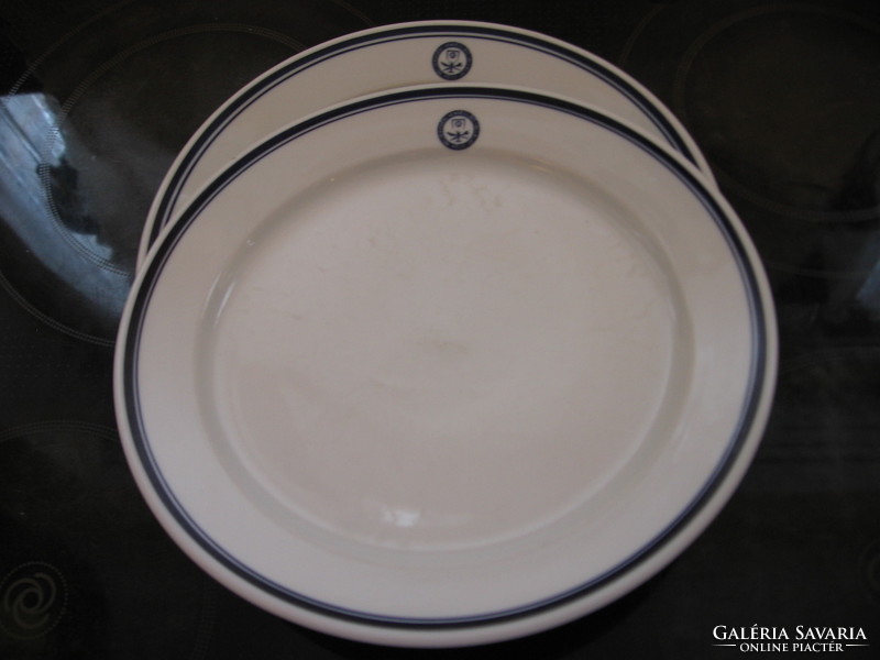 Retro lowland porcelain Mecsekvidék catering company plate