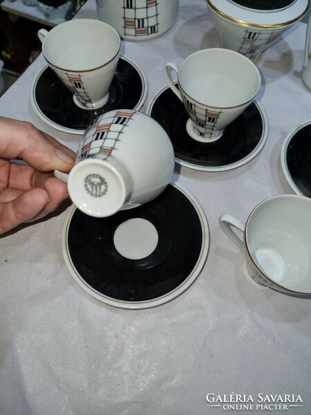 Régi német porcelán kávés készlet