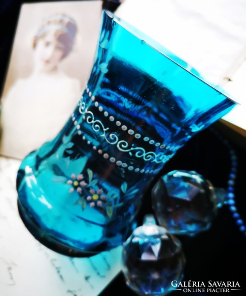 Turquoise bieder glass