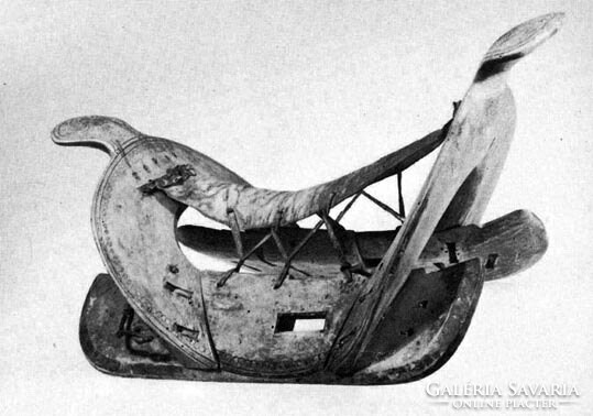 Ancient Hungarian horse saddle from Tiszafüred.