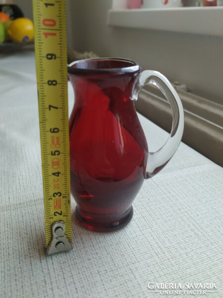 Retro blown glass jug for sale! Ornament for sale!