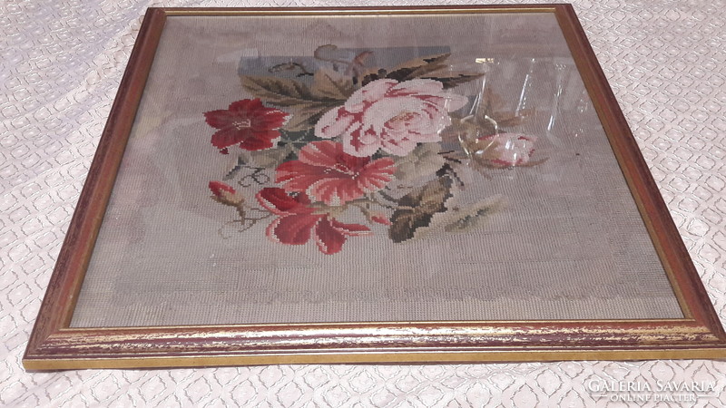 Large tapestry still life picture (m3513)