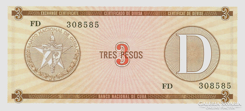 Cuba 2005 3 pesos