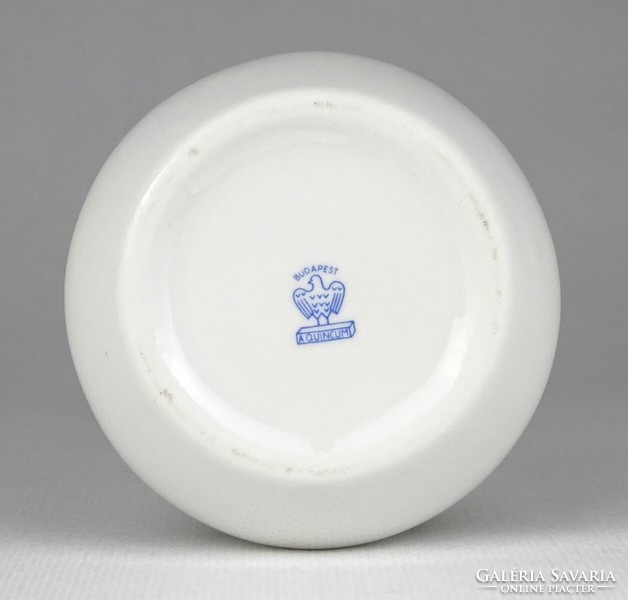 1M218 old rare aquincum porcelain vase 13 cm