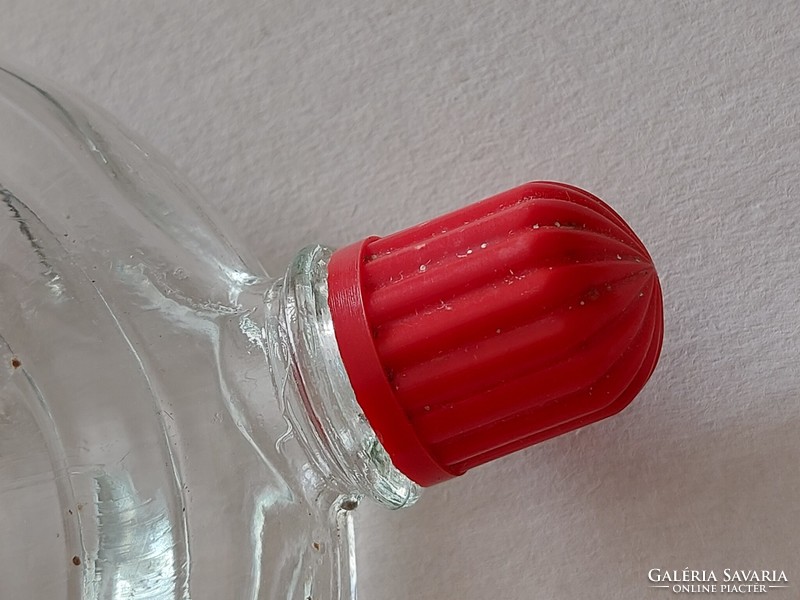 Régi orosz kölnis üveg címkés art deco parfümös palack