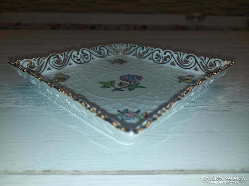 Herendi porcelán asztalközép, kínáló