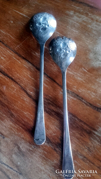 English sheffield silver-plated salad taker paired - marked