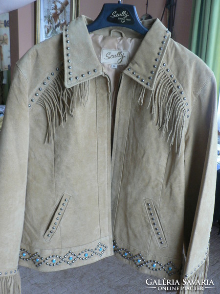 Scully fringed western leather jacket, jacket new! USA from XL-44