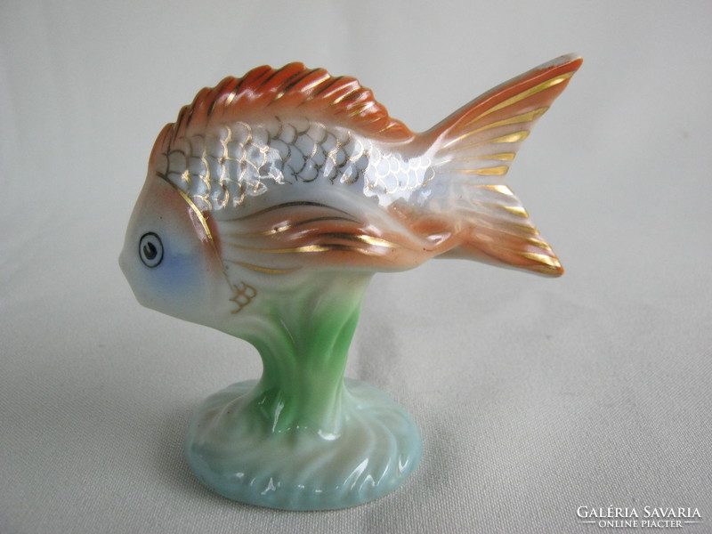 Hollóházi porcelán hal