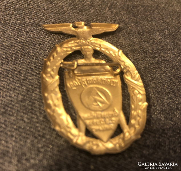 German NSDAP  S.A. Brownshirts 1938 S.A. GROUP WESTMARK SPORTS COMPETITION BADG