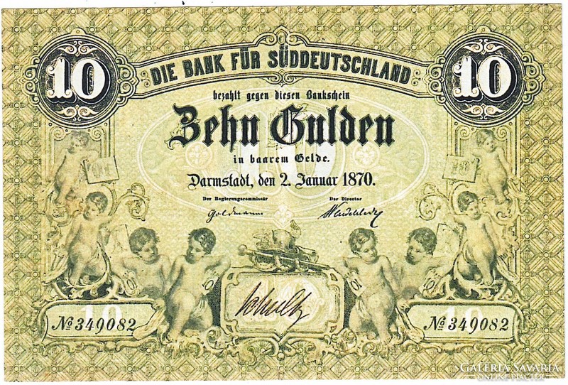 German states 10 golden / German HUF / 1870 replica