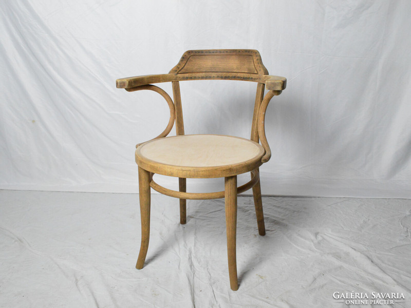 Antique thonet armchair marked (restored)
