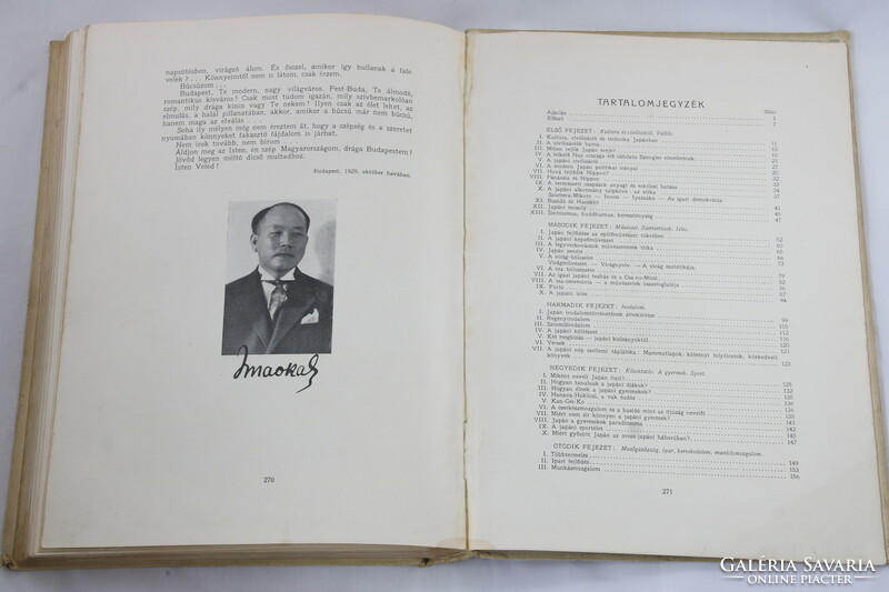 Dedikált Dzsuicsiro - Japán útleírás 1930 a szerző eredeti képeslapjával Japánból !!
