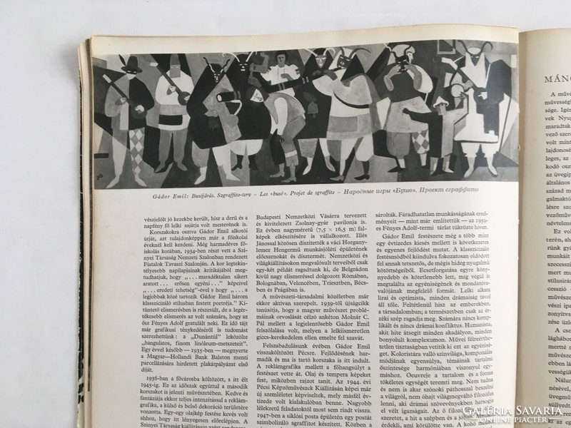 Művészet - a Magyar Képzőművészek Szövetségének folyóirata, 1963. június IV. évfolyam 6. szám