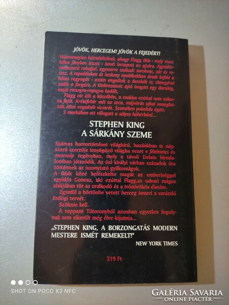 Stephen King A sárkány szeme könyv