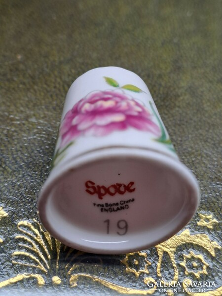 Spode fine bone China Made in England angol porcelán gyűszű válogatás tavaszi zsongás