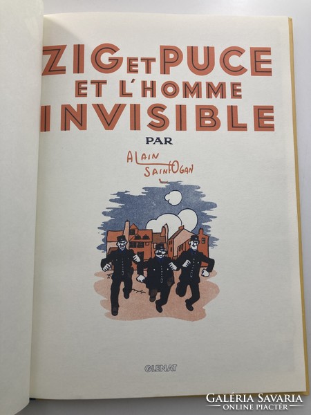 Alain Saint-Ogan: Zig et Puce et l'homme invisible / francia képregény