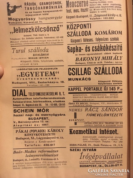 /1940,41,42/. Magyarországi Tiszti Cím- És Névtára Szerkeszti és Kiadja; A M. Kir. Közp Stat Hiv