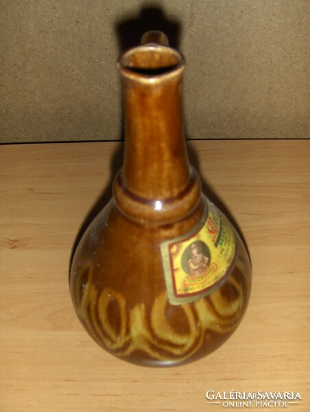 Retro ceramic beverage wine bottle Poland (8 / d)