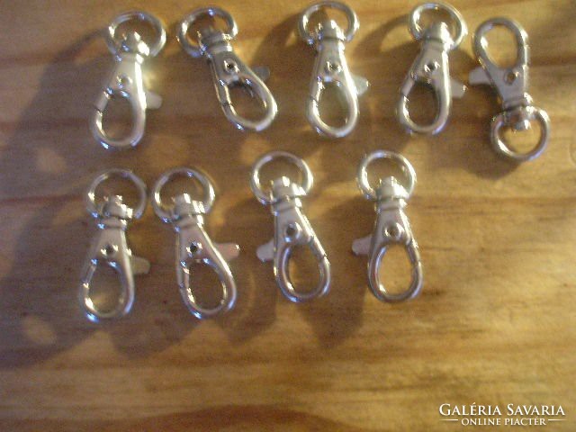 N21 Pocket Watch for Chain or Car Keychain Mini Carabiners Pack of 9 Strong Springs