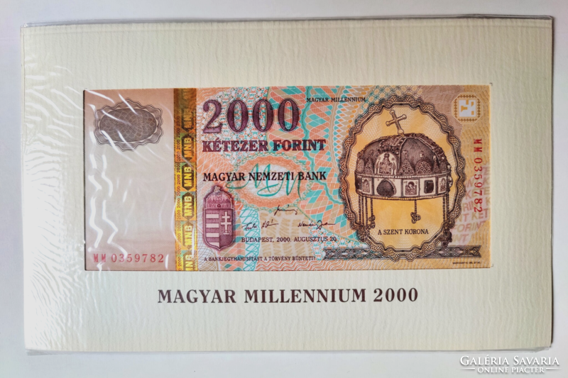 Hungarian millennium HUF 2000 oz