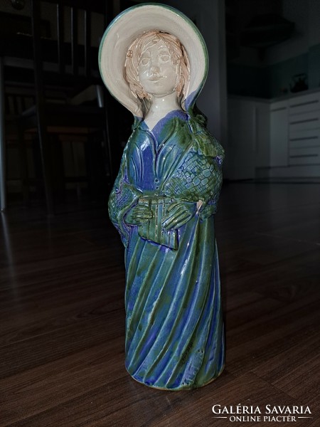Kerámia figurális szobor 32 cm