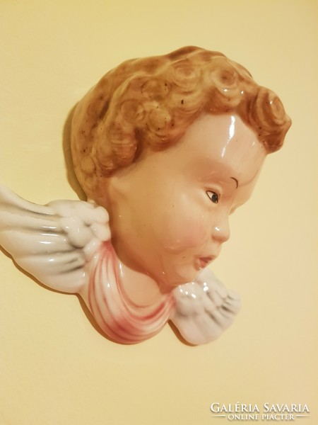 Wilhelm thomasch wall angel wiener ceramic rarity!