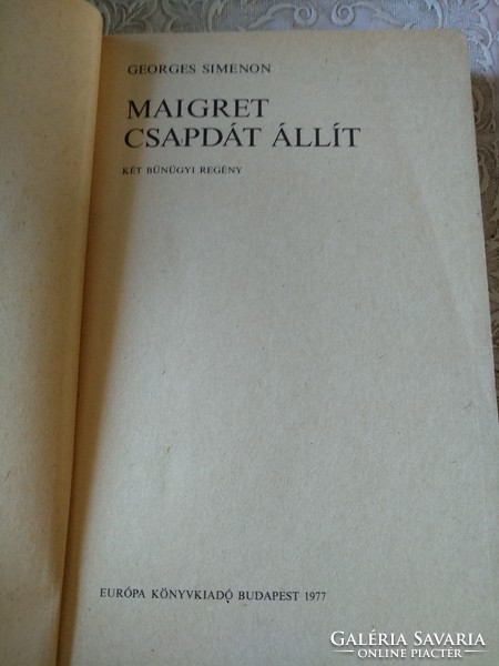 Simenon: Maigret csapdát állít, Alkudható