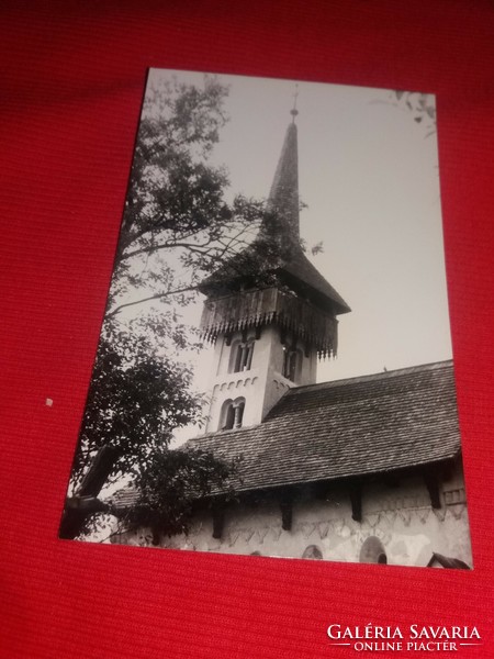 Retro fotó 1983. VIII. 21 Csaroda református templom kiváló állapotban