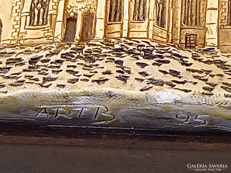 Kézzel készült, domború falikép_Szent Jakab székesegyház_Bardejov / Bártfa főterén_Szlovákia