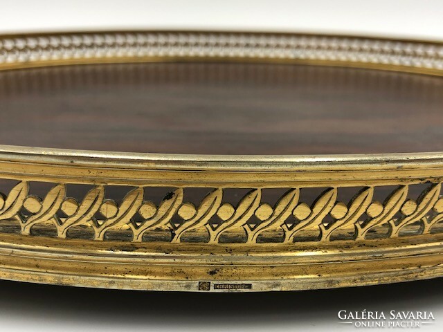 Antique gilded centerpiece, tray 05.