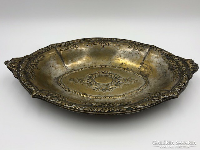 Antique silver-plated centerpiece, tray 06.