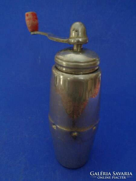 Retro metal pepper grinder