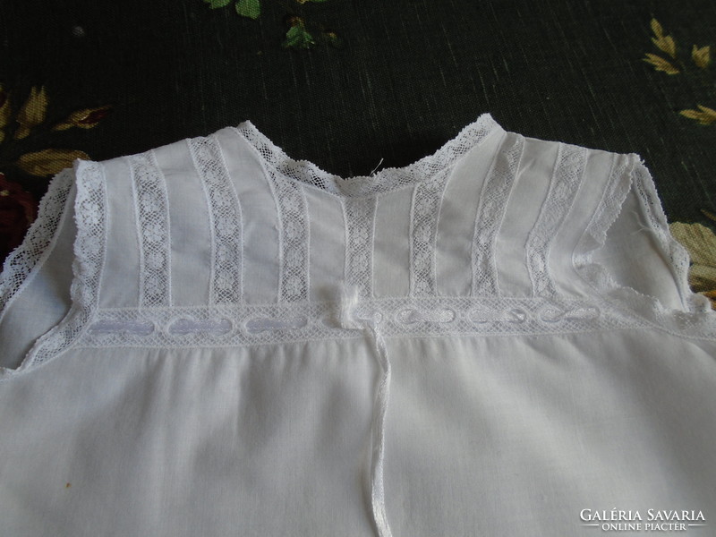 Antique, turn-of-the-century baby romper, blouse.