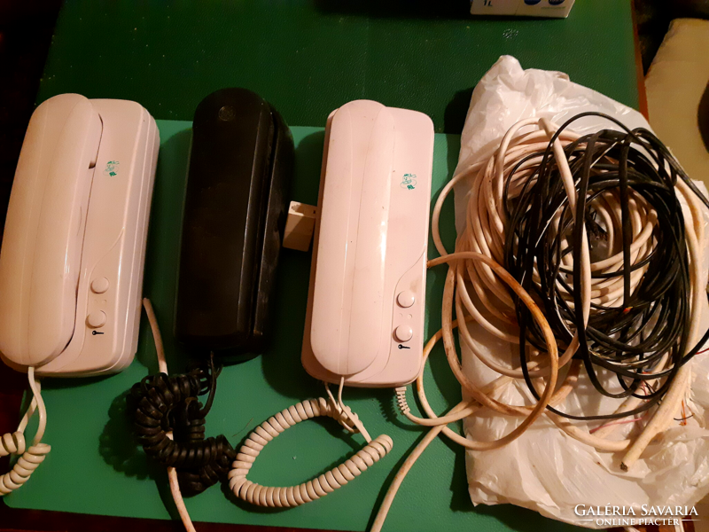 Older telephones, intercoms for spare parts