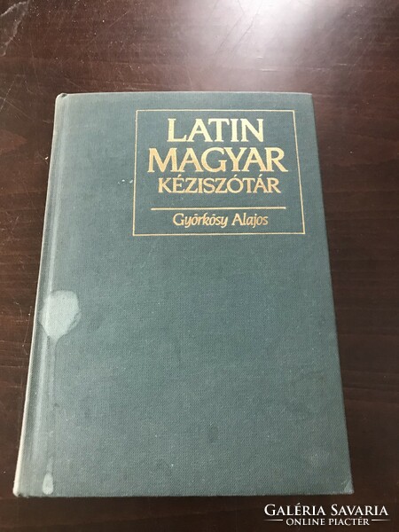 Györkösy alajos: Latin-Hungarian dictionary