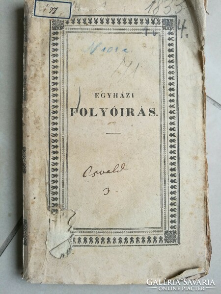 Egyházi folyóírás 1833. III. füzet